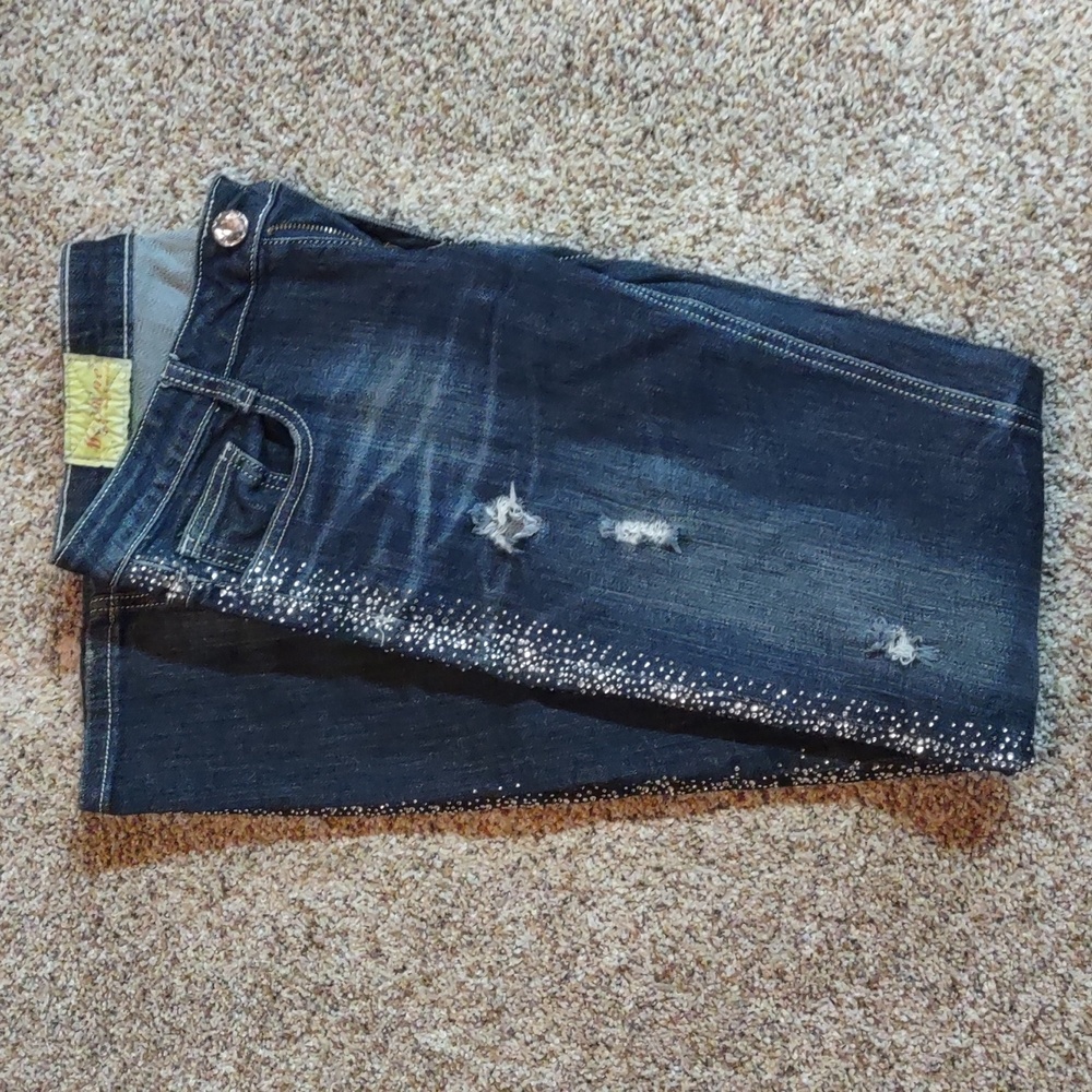 Machine Jeans Women's Size 31 Rhinestones